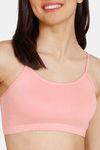 Zivame Girls Double Layered Non Wired Full Coverage Slip-on Beginner Bra (Pack of 2) - Pink — thumbnail 4
